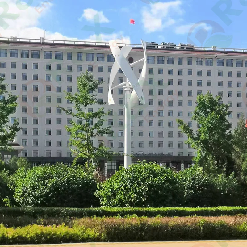 X Type Vertical Axis 1KW to 10KW Wind Turbine 48V to 220V Wind Generator for Farm or Home Power Plant