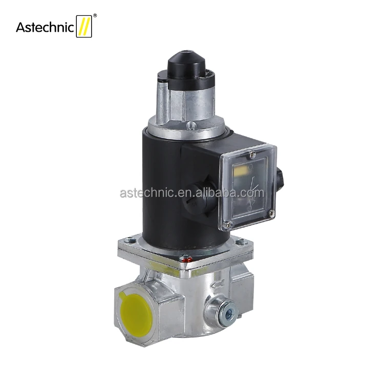 Industrial kiln pipeline accessories 220V quick opening gas solenoid valve 3/4IN