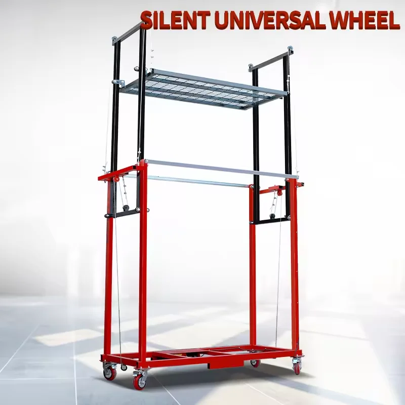 Xuyang 0.5 Ton 3-10 Meters Mobile Telescopic Frame Electric Lifting Ladder Scaffolding Platform For Construction