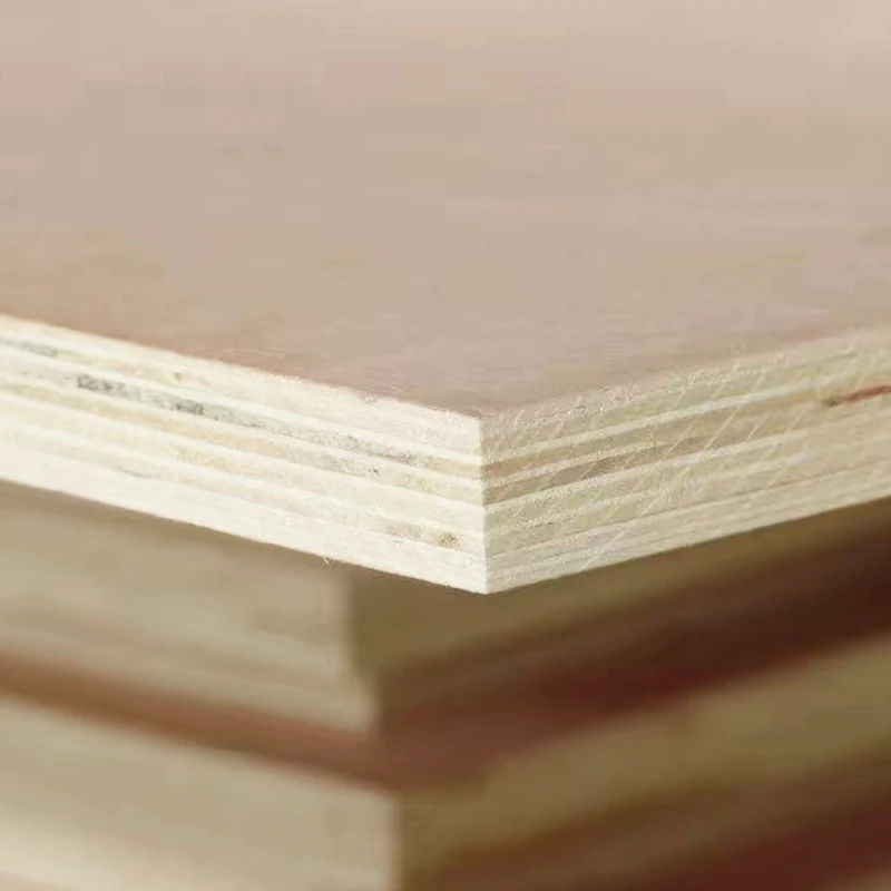 Factory Customized Size Plywood Poplar E0 Structural Plywoods Construction Plywood Use For Hotel Building