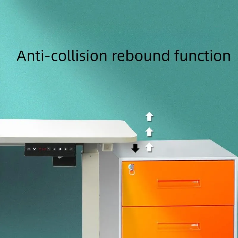 L Shape Height Adjustable Computer Desk Gaming Table for Computer Electronic Desk Home Office Furniture