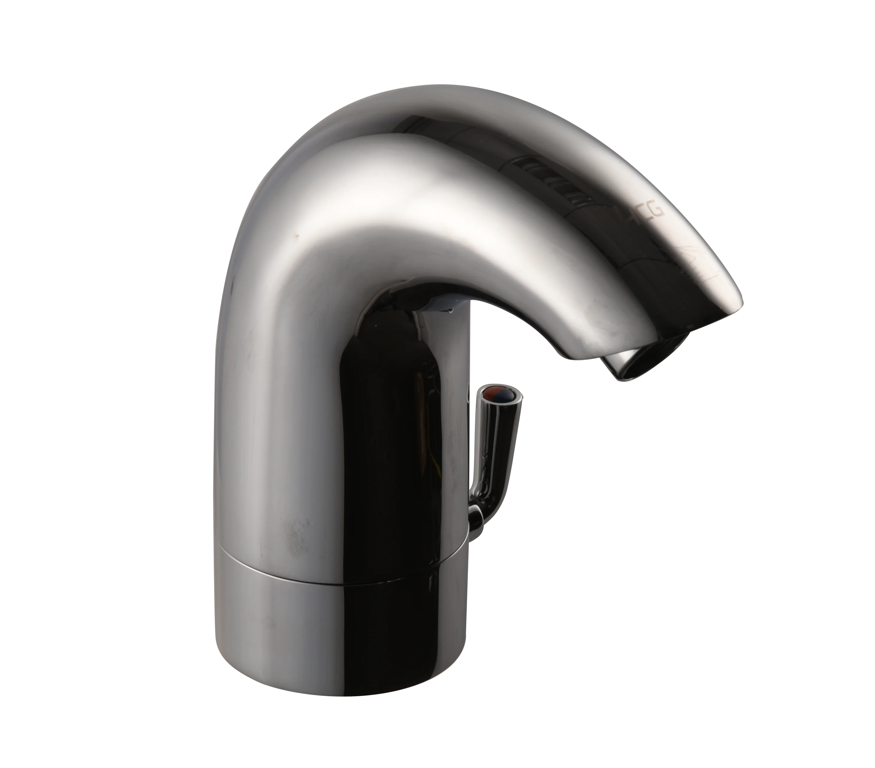 Modern Matt Black Brass Sensor Faucet Touchless Infrared Basin Tap Hands-Free Lavatory Tap with Ceramic Valve Core for Gym Use