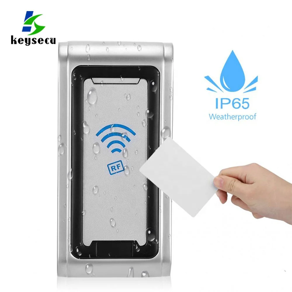 Keysecu New Design Waterproof Metal Case 125khz rfid tag reader
