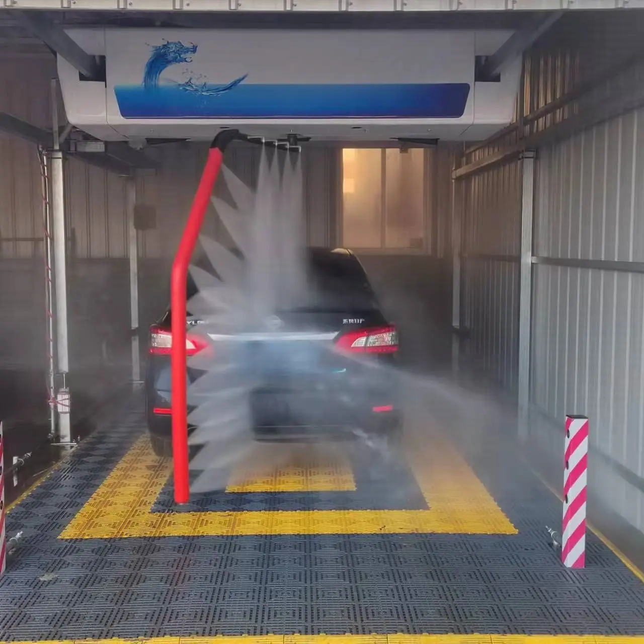 Automatic Car Washing Machine  4V motor drive With Dual Arm Water Pump touchless car wash machine
