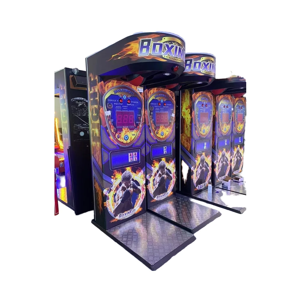 2 Player Outdoor Mall Dragon Boxing Machine 220V Arm Strength Test Arcade Equipment Fun Coke Boxing Machine