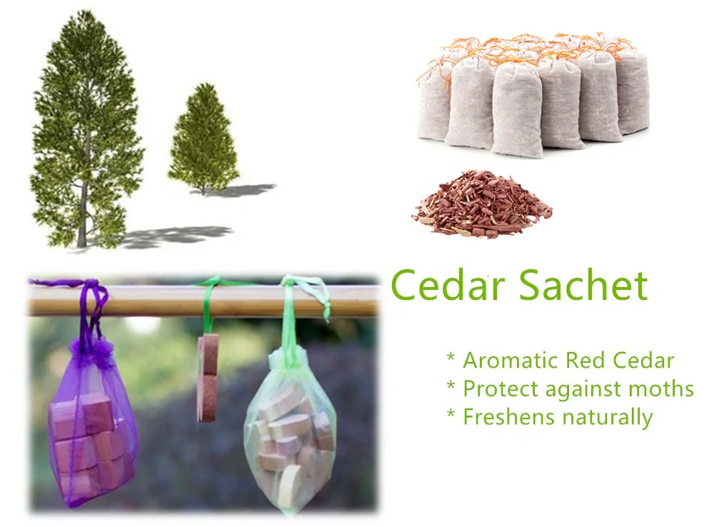 LMC119 Cedar Wood Chip Sachets Air Freshener