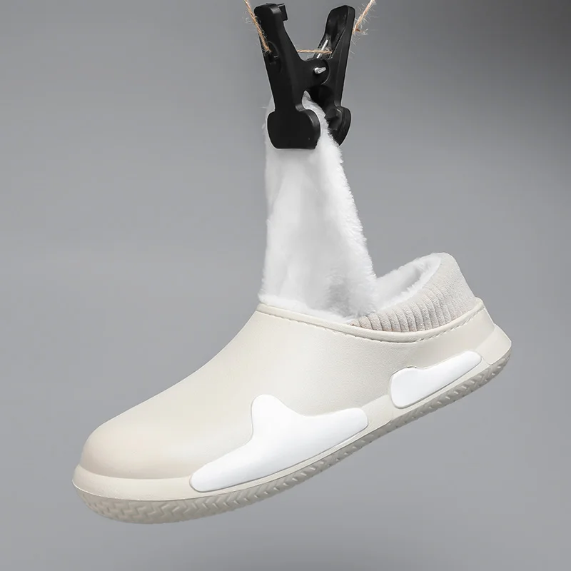 Мужские меховые шлепанцы Модные Дизайнерские теплые плюшевые сандалии тапочки для мужчин оптовая продажа с