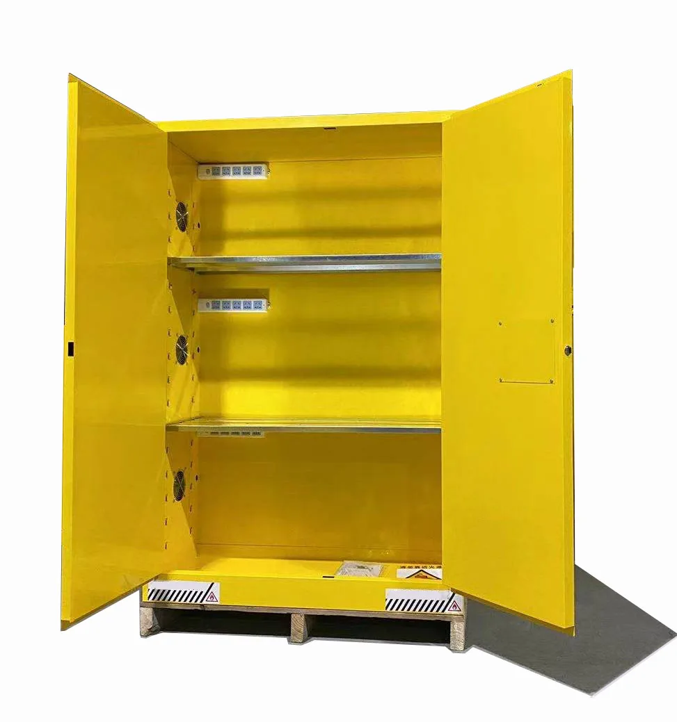 Custom Charging Safety Cabinet Explosionproof Lithium Battery Cabinet with Double Wall