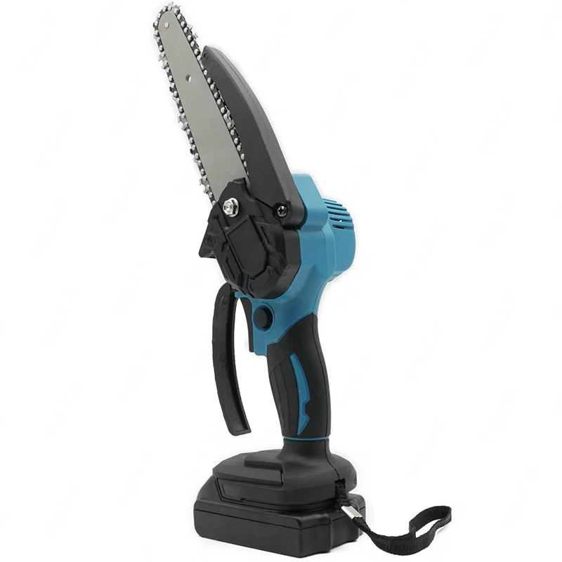 Mini Chainsaw 6 Inch 2 Batteries Cordless Power Chain Saw Safety lock Handheld Small Chainsaw For Wood Cutting Tree Pruning