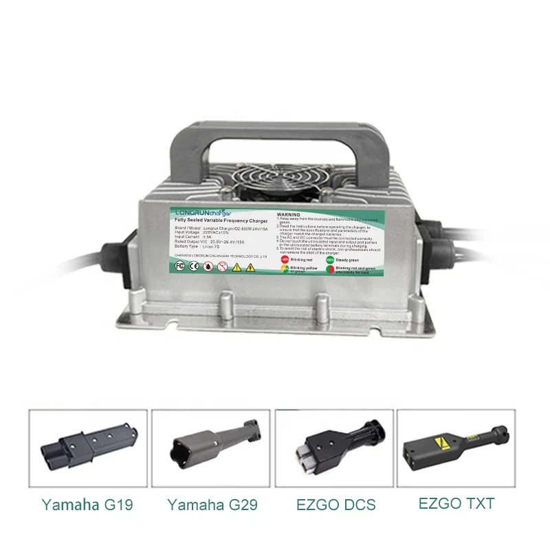 800w 36v15a Golf Cart Battery Charger 48v15a Waterproof Li-ion Lifepo4 Battery Charger for Ezgo Club Car