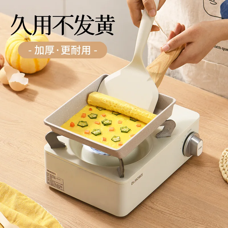 Factory Wholesale High Quality Aluminum Alloy Frying Pan, Square Multi-function Pot Cookware