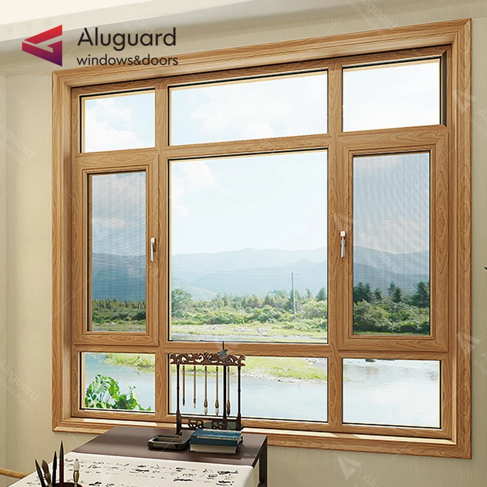 Деревянные окна с алюминиевым покрытием