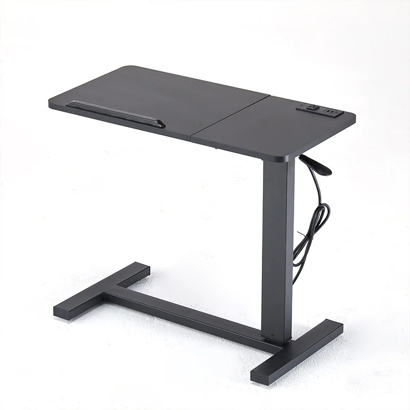 Adjustable Stainless Steel Folding Multifunctional Mobile Laptop Dining Cheap Hospital Overbed Table
