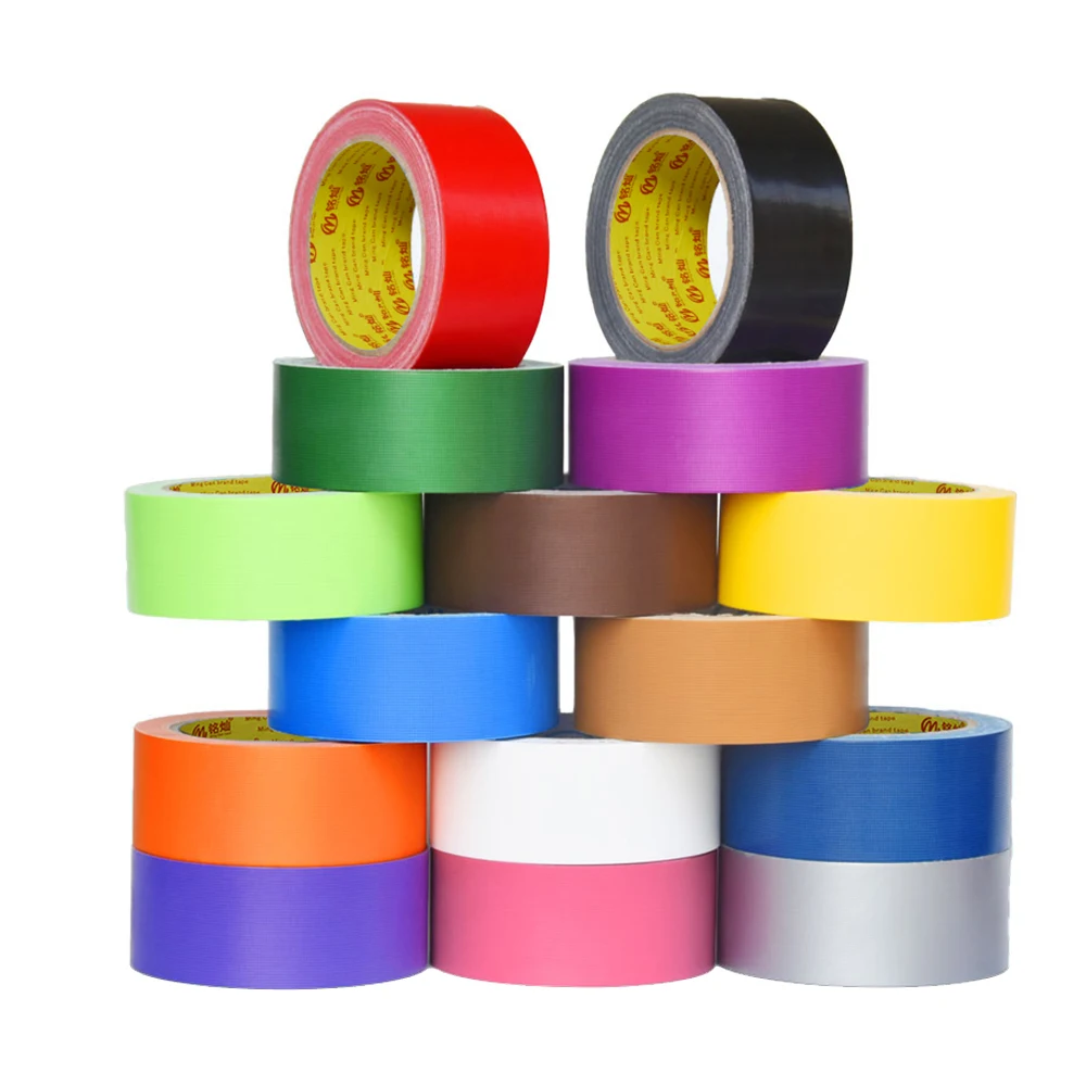 Factory price custom colored strong adhesive residue free for carpet edge binding in exhibition weddings Cloth Duct Tape