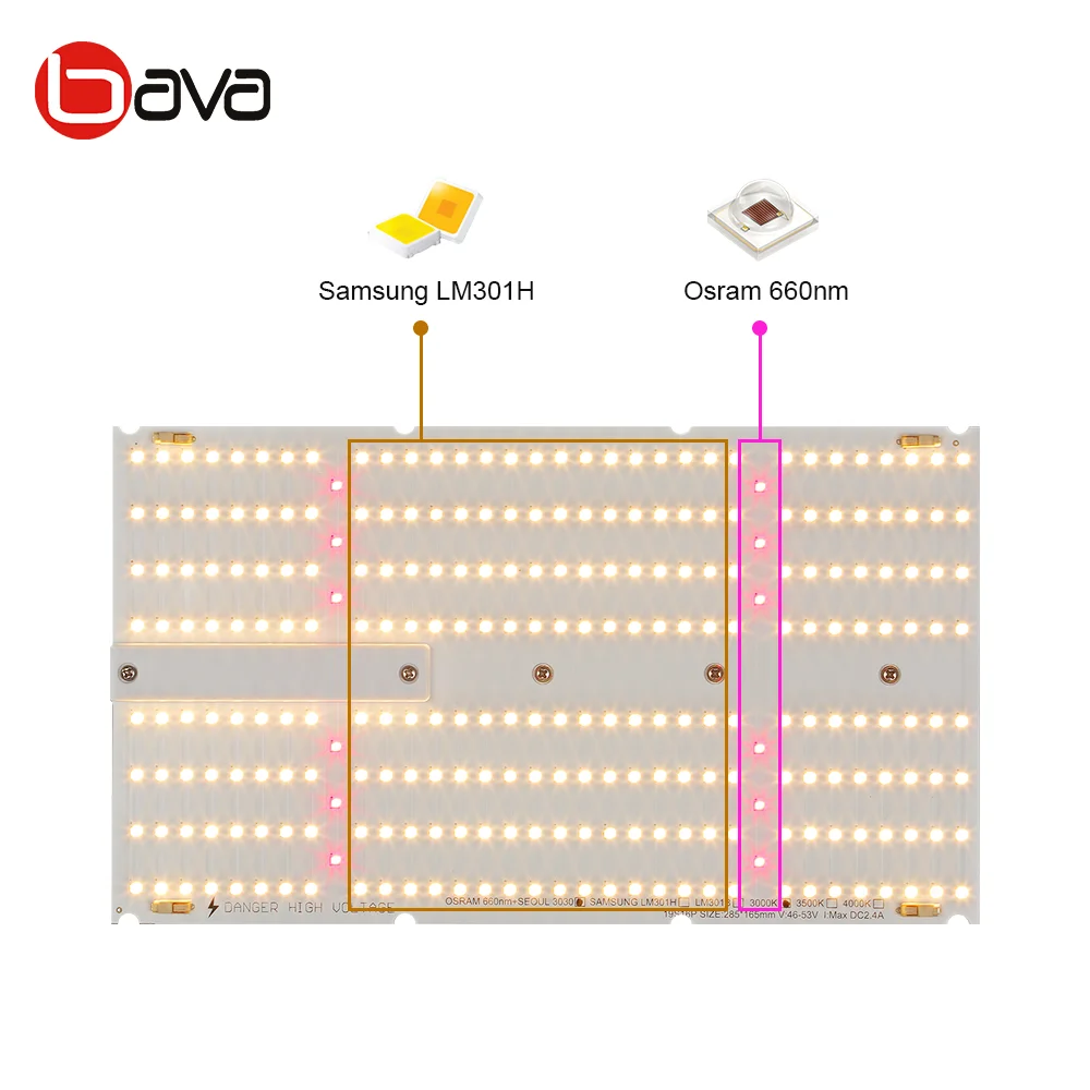  Шэньчжэнь BAVA 480w 5000k 3000k 660nm УФ ИК Затемнения полный спектр V2 Lm301b плюс красный osslon hortibloom СИД свет для