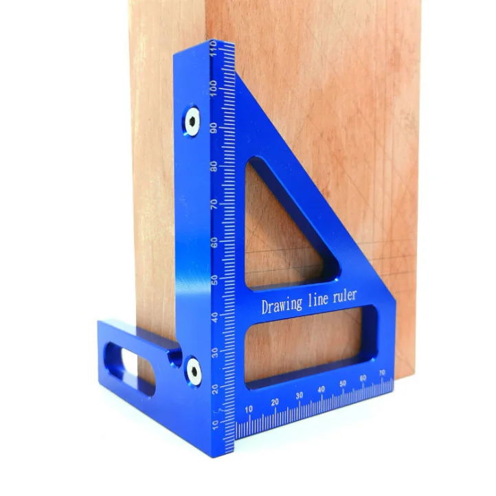 Factory Direct Selling Ruler Woodworking T-type Line Scriber Hole Scale Ruler Mark Line Gauge
