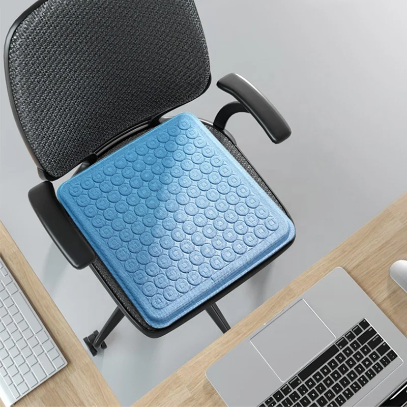 High Elasticity Summer Cushion 3D Breathable Anti-slip TPE Cold Gel Car Seat cushion Honeycomb ventilation mat truck cooling pad