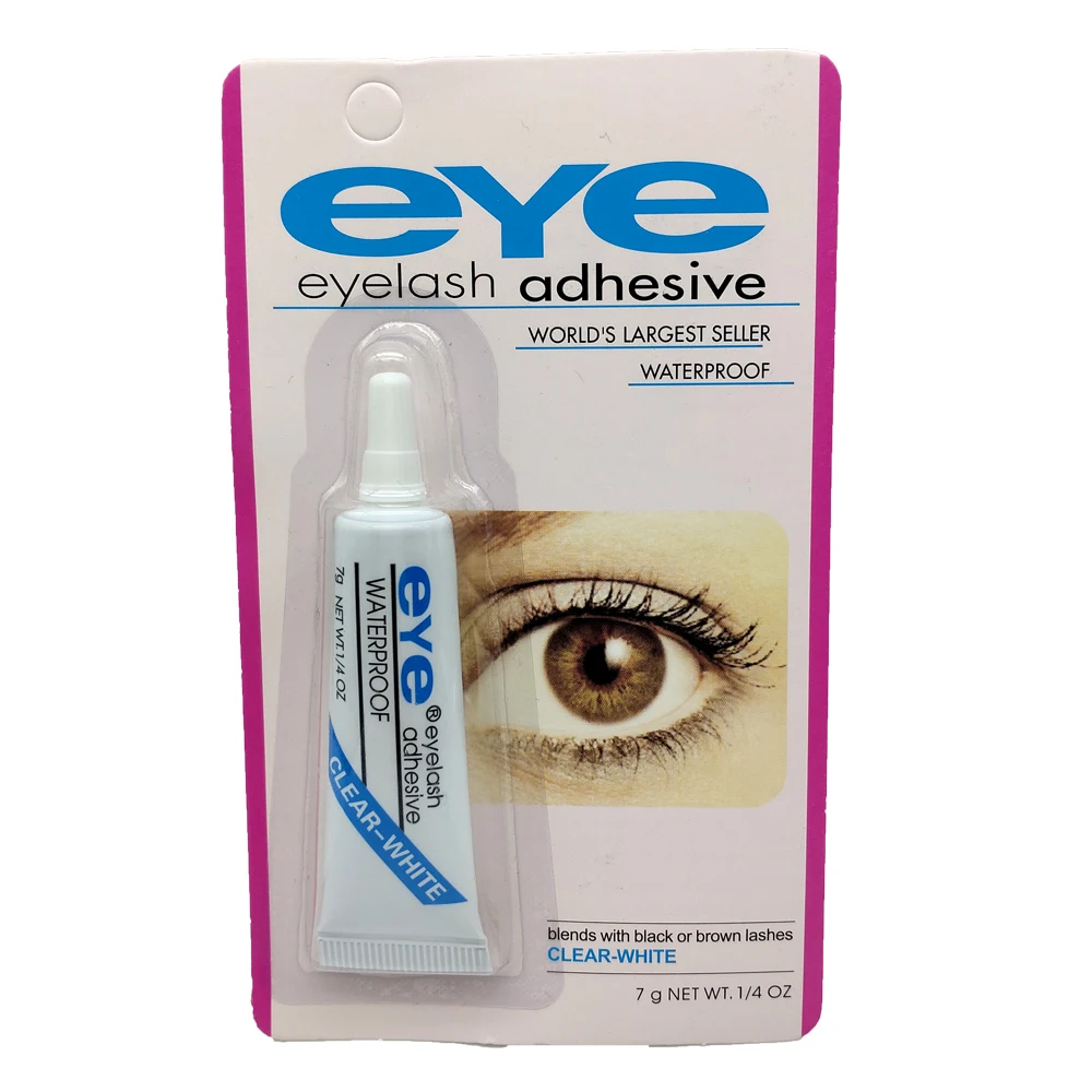 High sticky Mini Strip Eyelash Glue Adhesive 7g eyelash glue makeup Tools Black White color eye Lash Glue