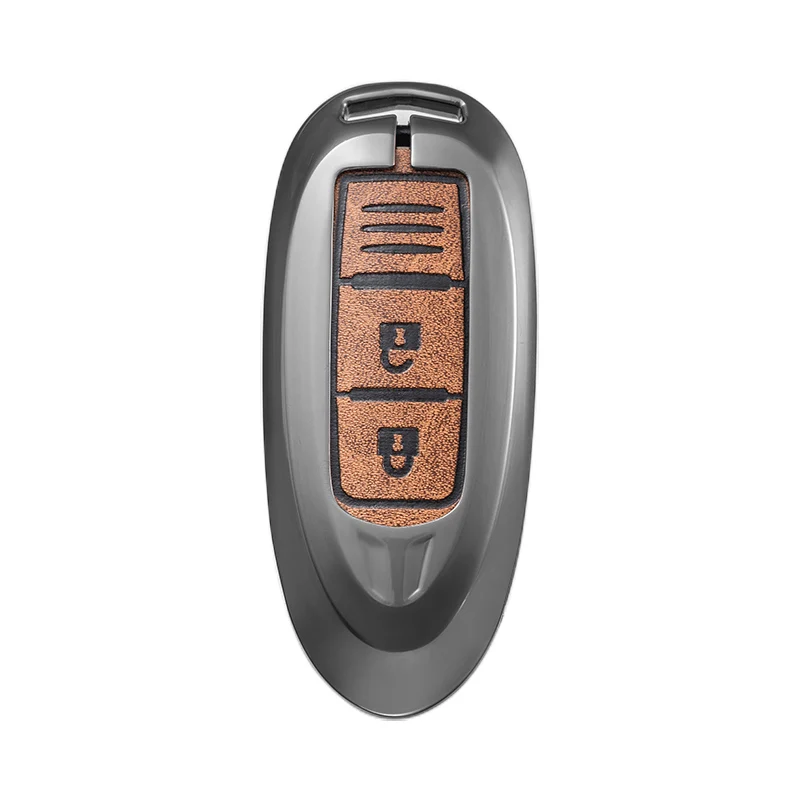 New Design Leather Car Accessories Interior Decoration Car Key Cover Case For Nissan Juke NAVARA NV350 Almera Sunny