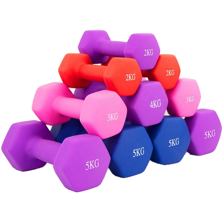 China Factory wholesale cast iron neoprene dumbbell with different specifications with competitive price