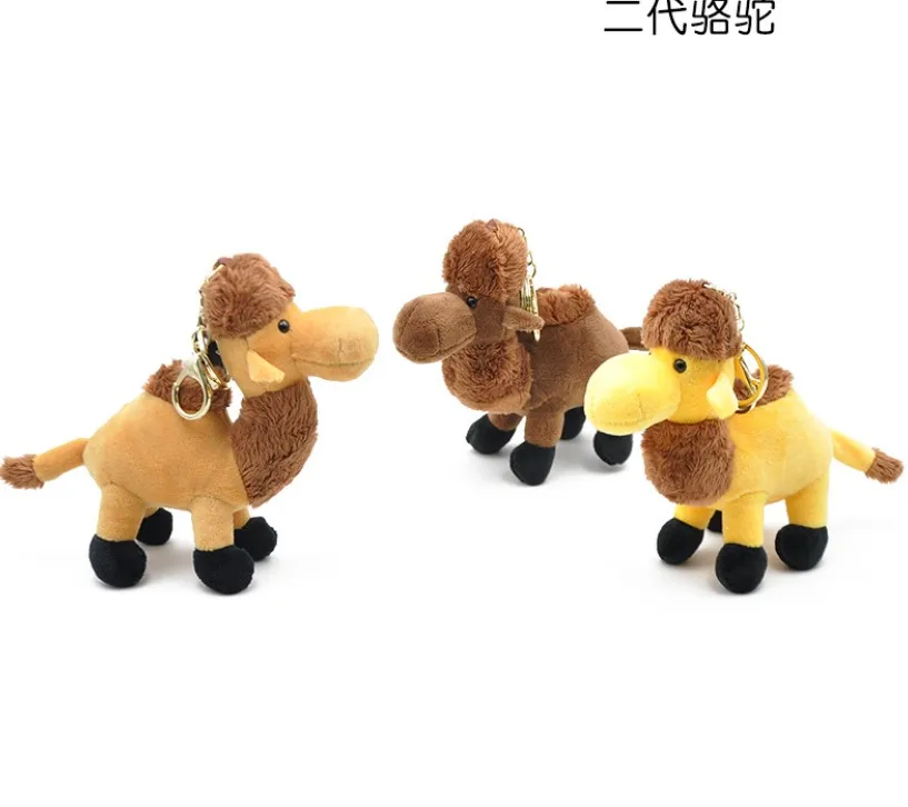 Good quality Desert animal plush camel stuffed toys plush camel custom keychain logo manufacturer