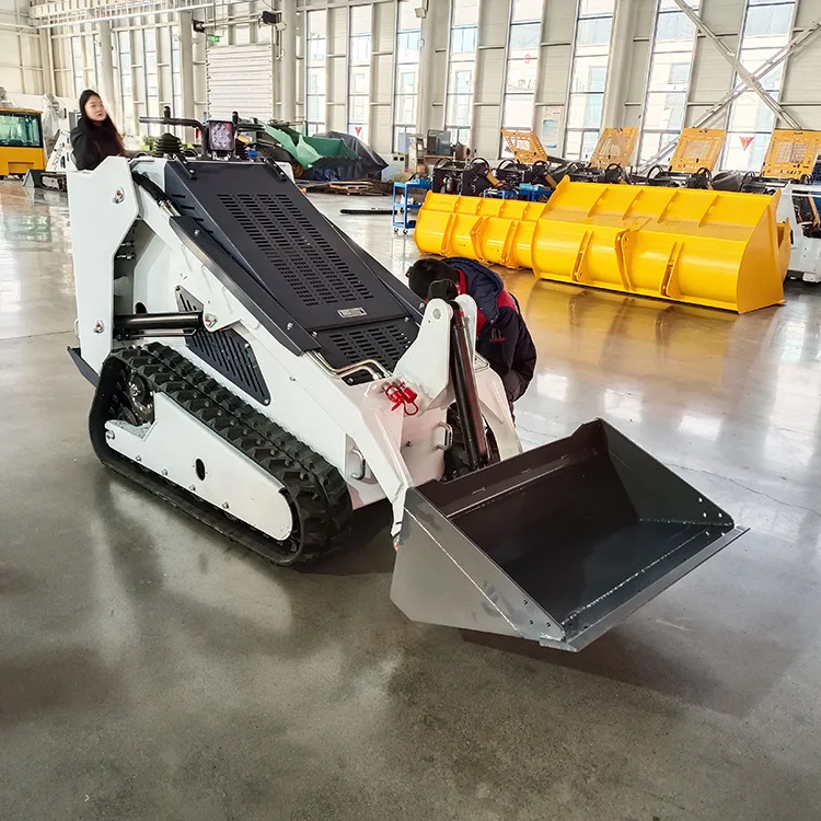 Multifunctional custom Mini Skid Steer Loader Garden Machine Mini Hydraulic Crawler Excavator Forklift With CE EPA Engine