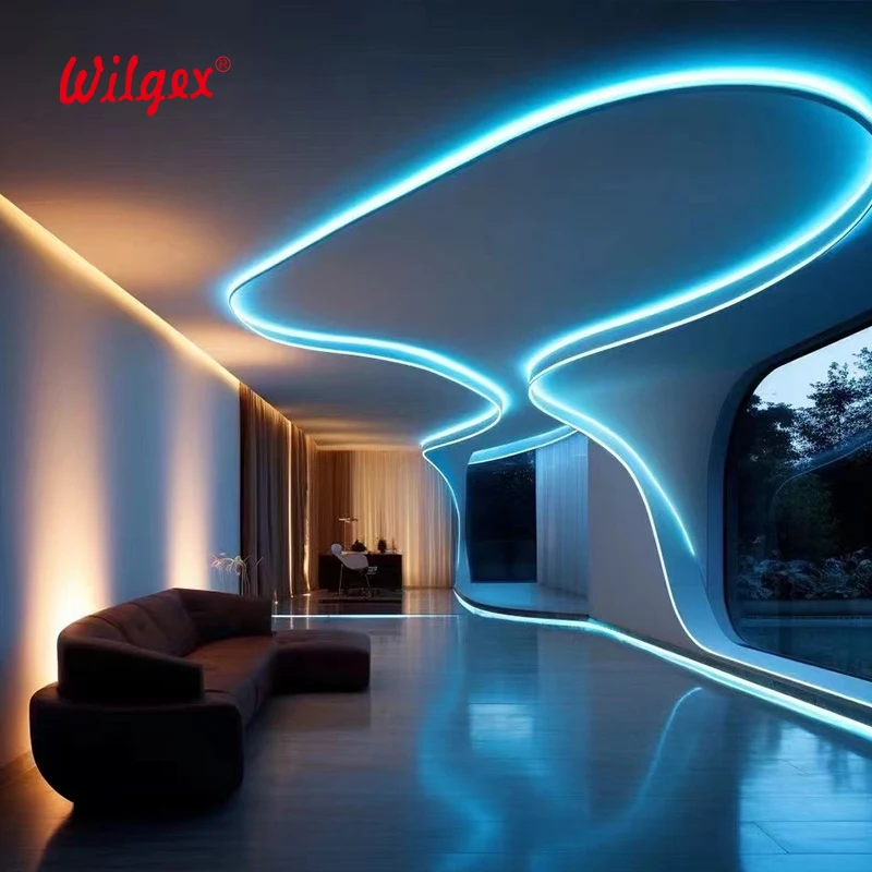 New Product Ideas 2024 Neon Lights Manufacturer Custom Christmas Lights Digital Smart Dynamic Pixel RGBIC WS2811 LED Flex Neon