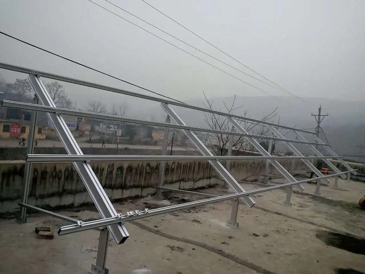 Manufacturer Outlet Aluminum Mounting Bracket System Clamp For To Mount Solar Panels