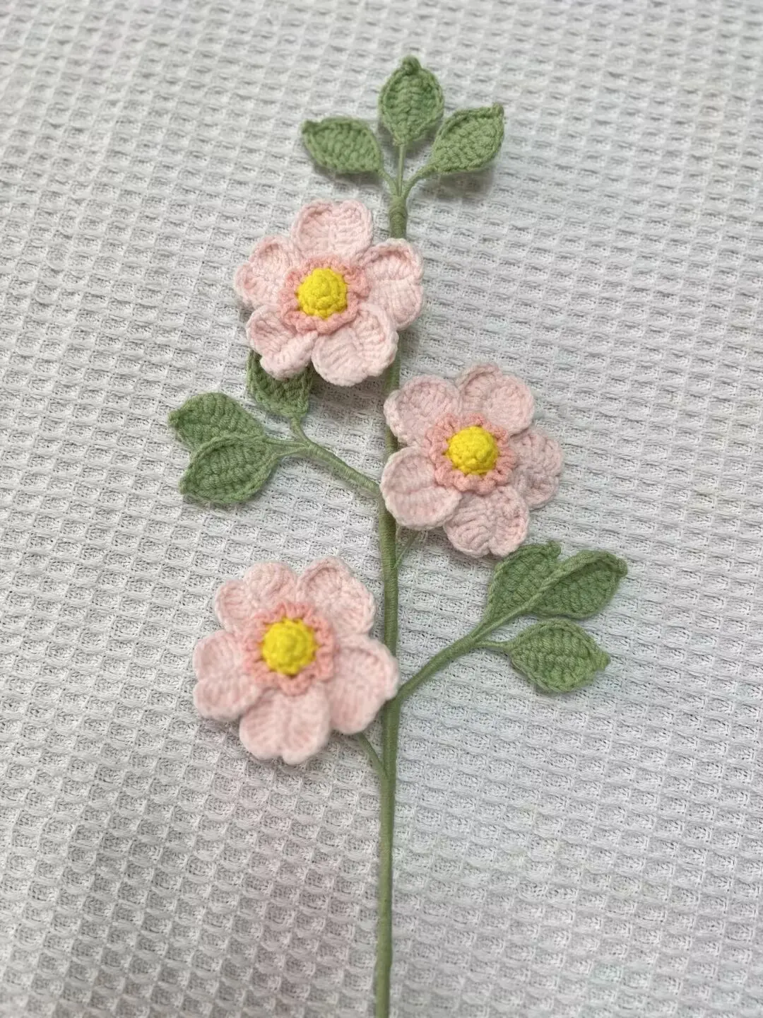 New Style Finished Handmade Knitting Fruit Flowers For Gift Flowers Bouquets Lemon Blueberry Artificial Flower Party Decorations