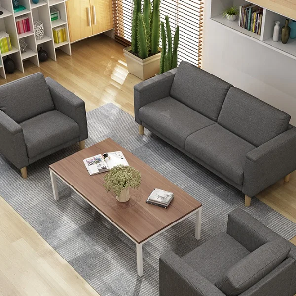 LANRAN E1 MFC Panel Tea Set Table  Modern Living Room Tea Coffee Table Office Home Furniture