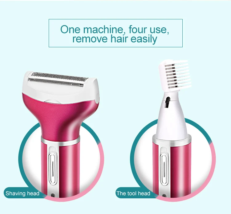 Hot salt Portable miniature electric painless female eyebrow shaver trimmer