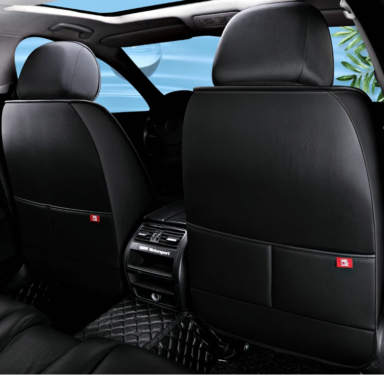 Customized for Chevrolet Chevy Silverado GMC Sierra Car Seat Covers Front Pair with Waterproof Faux Leather