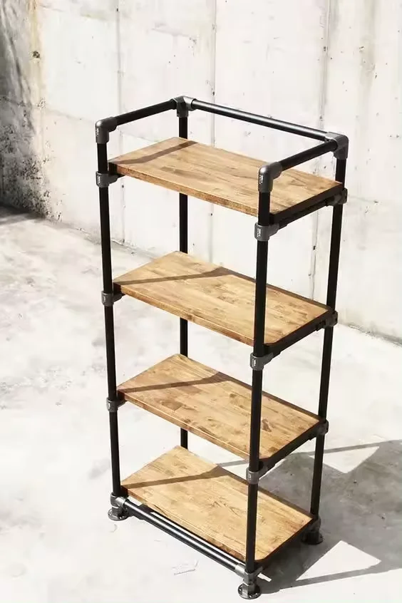 Customized Barber Furniture Stainless Steel Styling Trolley Beauty Hair barber metal Side Tool with wheels