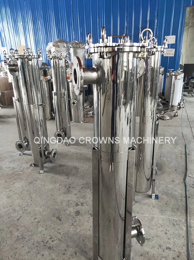 100% Integrity Tested Brewery Coolant Whisky Liquid Filter Housing Stainless Steel Bag Filter Industrial Filtration Equipment