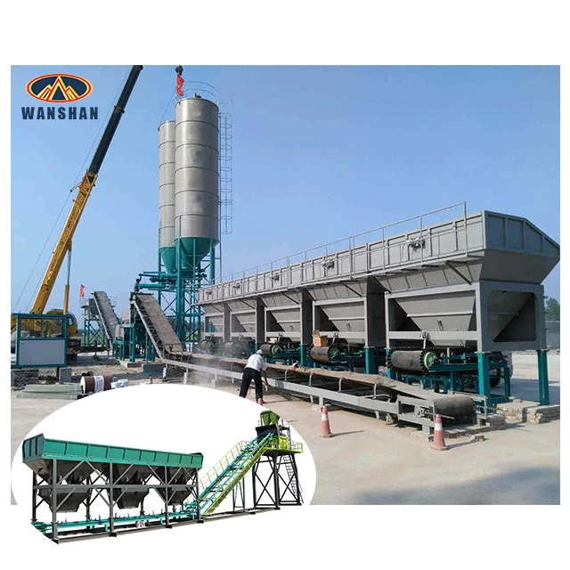 Industrial Automatic Small 500 Liter Forced Type Twin Shaft Cement Mixers Concrete Batching Plant