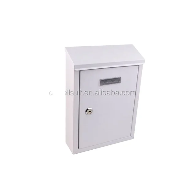 Water prood rust resistant lock metal mail box color coating letter box