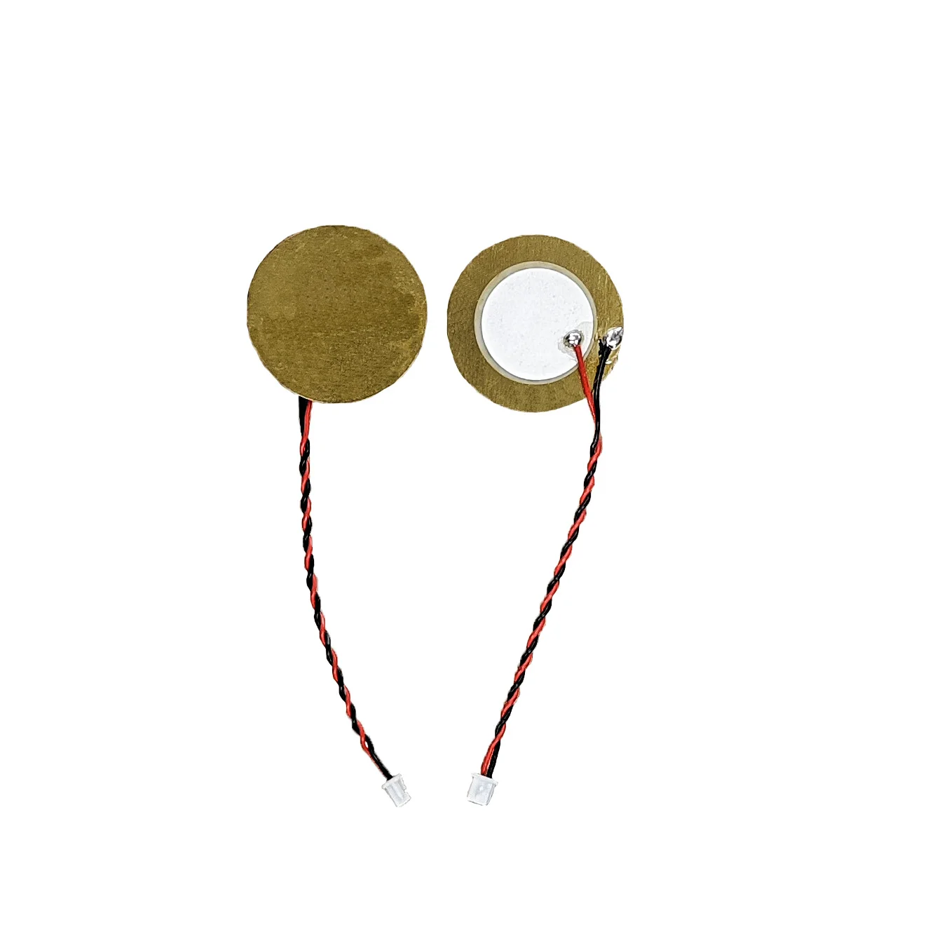 Manufacturer Dia 27mm Copper with terminals wires for Buzzer Speaker Sensor Alarm Piezoelectric Ceramic Wafer Board Element