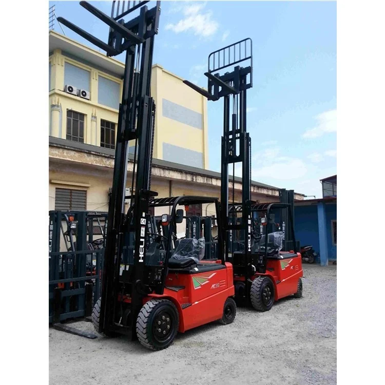 Heli 3.5Ton 3500 кг 3 метра автоматический Электрический вилочный погрузчик Cpd35 с батареей 80V500Ah для продажи