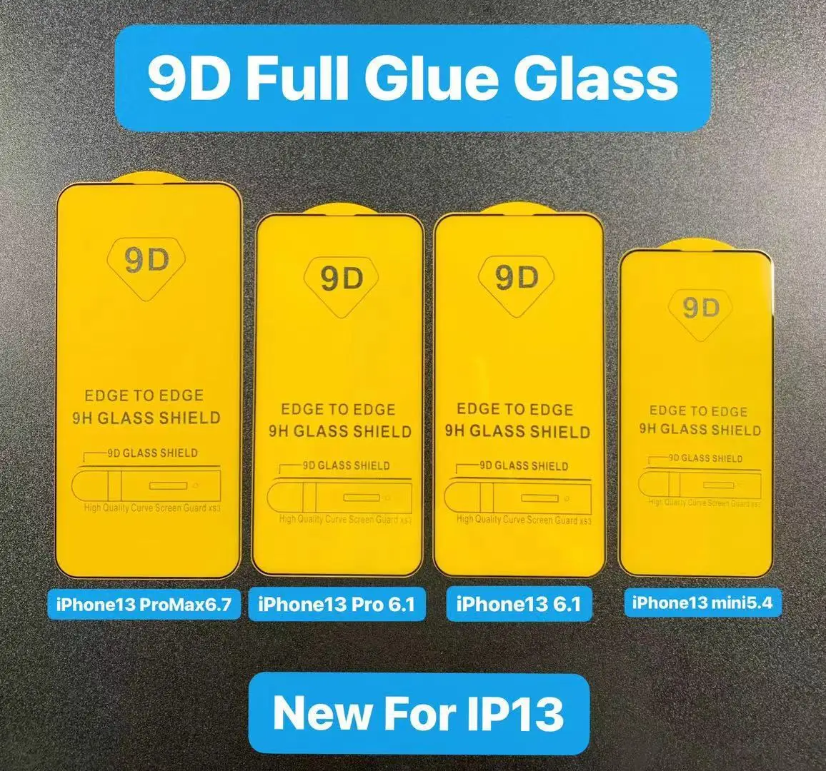 9D 11D 21D Full Cover Premium Tempered Glass Protective Film Shield 9H for iPhone 6 7 8 11 12 13 Screen Protector