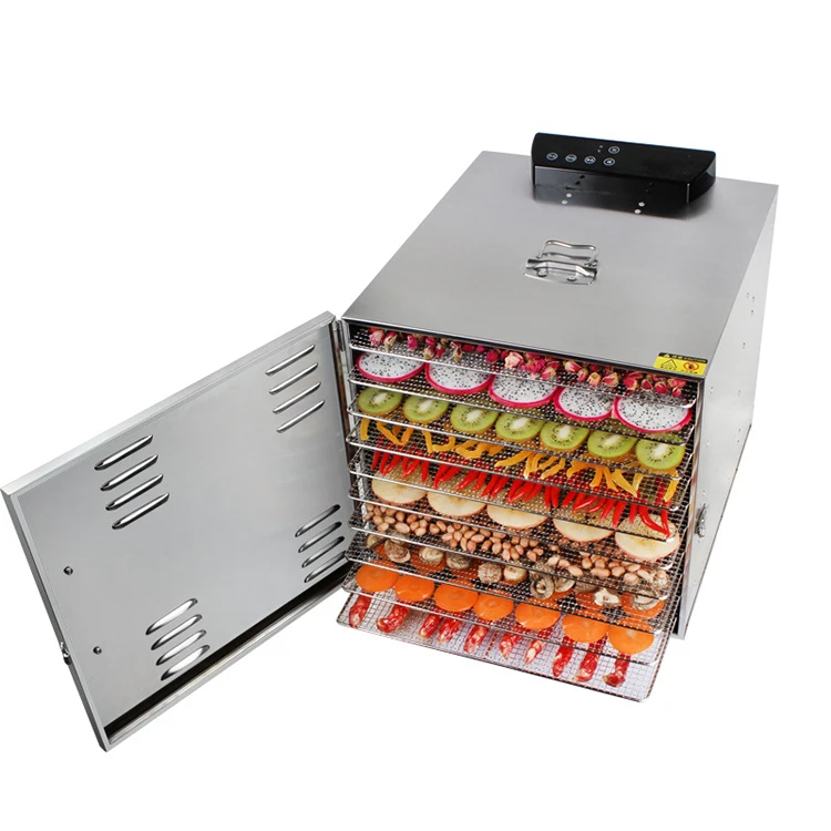 Home food dehydrator Digital control 10 layers double outershell food and fruit dehydrator machine price