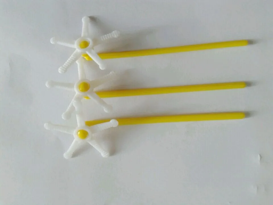 Plastic PP Candy Packing Funny Toy Lollipop Windmill Sticks