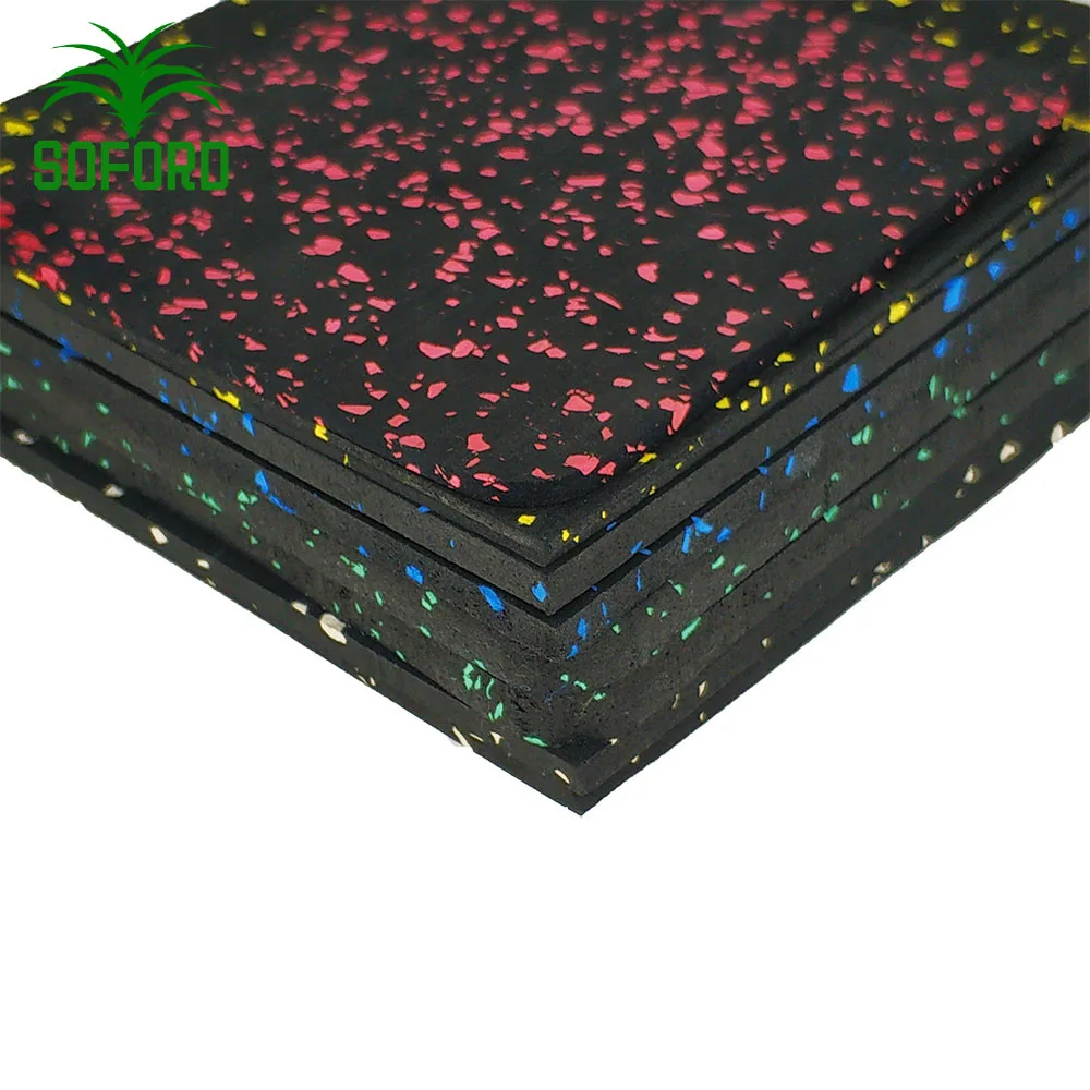 Durable EPDM Gym Rubber Mat Flooring Roll for Gymnastics Factory Price Protective Rubber Mat for Fitness and Gym