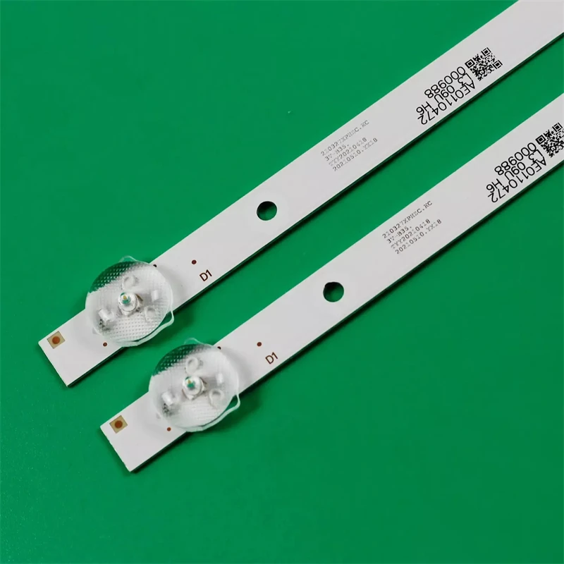 Светодиодные полосы света для RCA RLED3221-D HRS_SQY32A114_2X6_2W_MCPCB JL. D32061330-031AS-M_V02 575 мм 6LED 3 В 100% новый