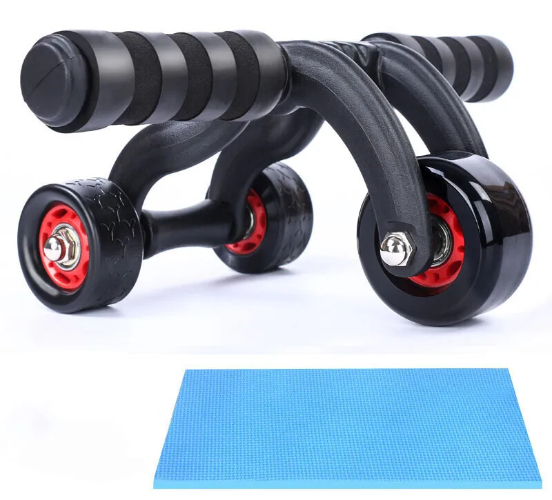 CONWAY ABW011 Upgraded 2 in 1 Self Rebound Ab Wheel Roller With Dual Stable Elbow Pad  Phone Support and Counter