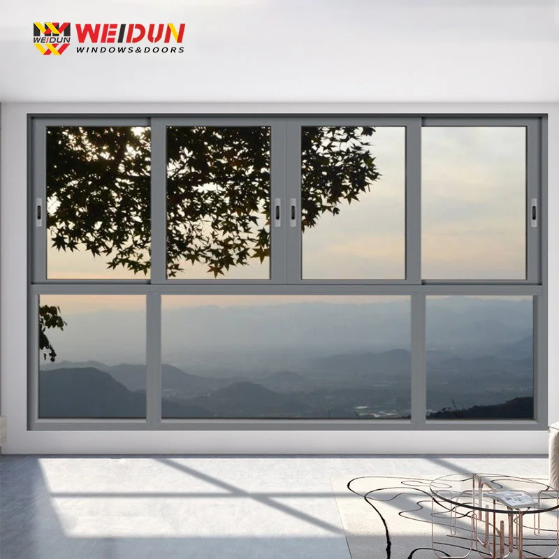 Weidun YL116 bridge cutoff aluminum sliding window sliding window sealing balcony aluminum alloy window