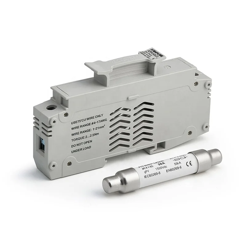 ATPV-63L 50A 1500V Ceramic Siba High Voltage DC Solar Fuses