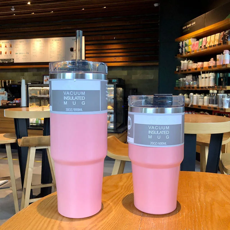 2023 Wholesale Stainless Steel Vacuum Bottle Tumbler Insulated Modern Sport Travel Cup Tyeso Tumblers With Straw