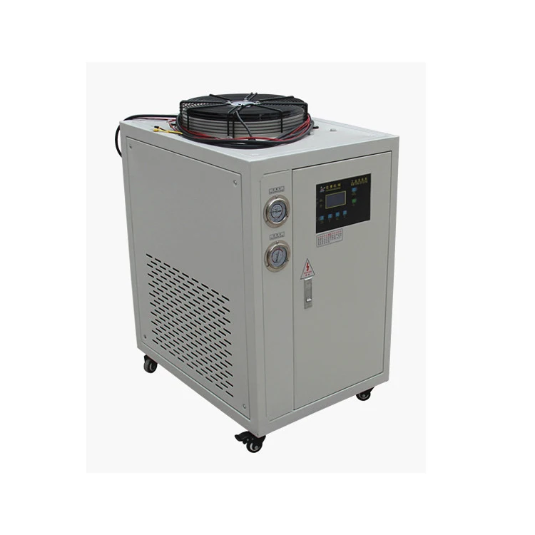 MORI brand new mini air cooled water chiller with tank and coils evaporator