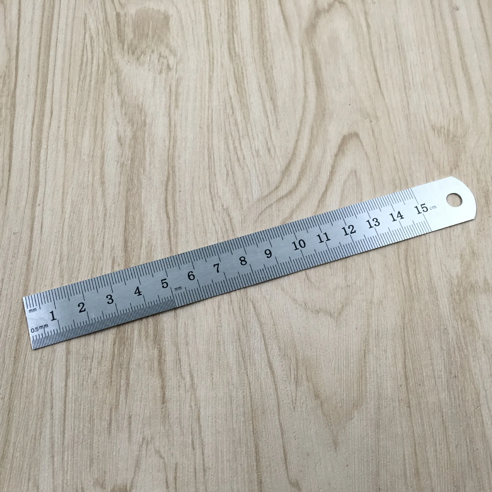 High Precision Metallic Ruler Scale Measuring Tools stainless steel Cutting Single Double-Side Straight Ruler