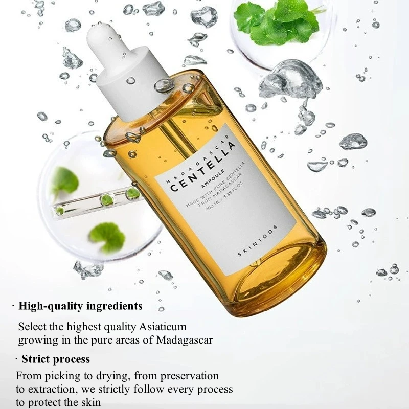Korean SKIN11004 100ml Face Serum Madagascar Centella Asiatica Anti-Aging Essence Liquid Acne-Prone Female Skin 2 Wholesale